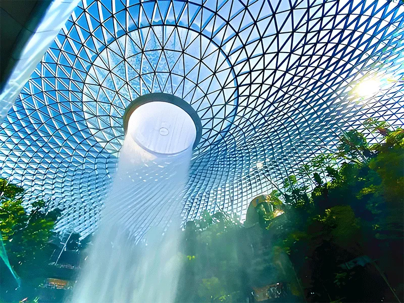 O Projeto do Aeroporto de Changi de Singapura